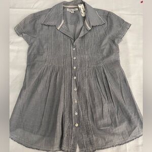 Aeropostale Striped Button-Down Shirt
